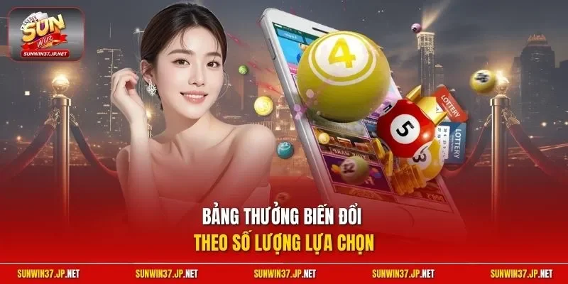 Bảng thưởng biến đổi theo số lượng lựa chọn
