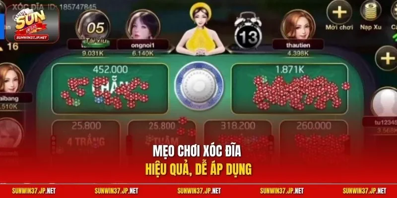 Mẹo chơi xóc đĩa hiệu quả, dễ áp dụng